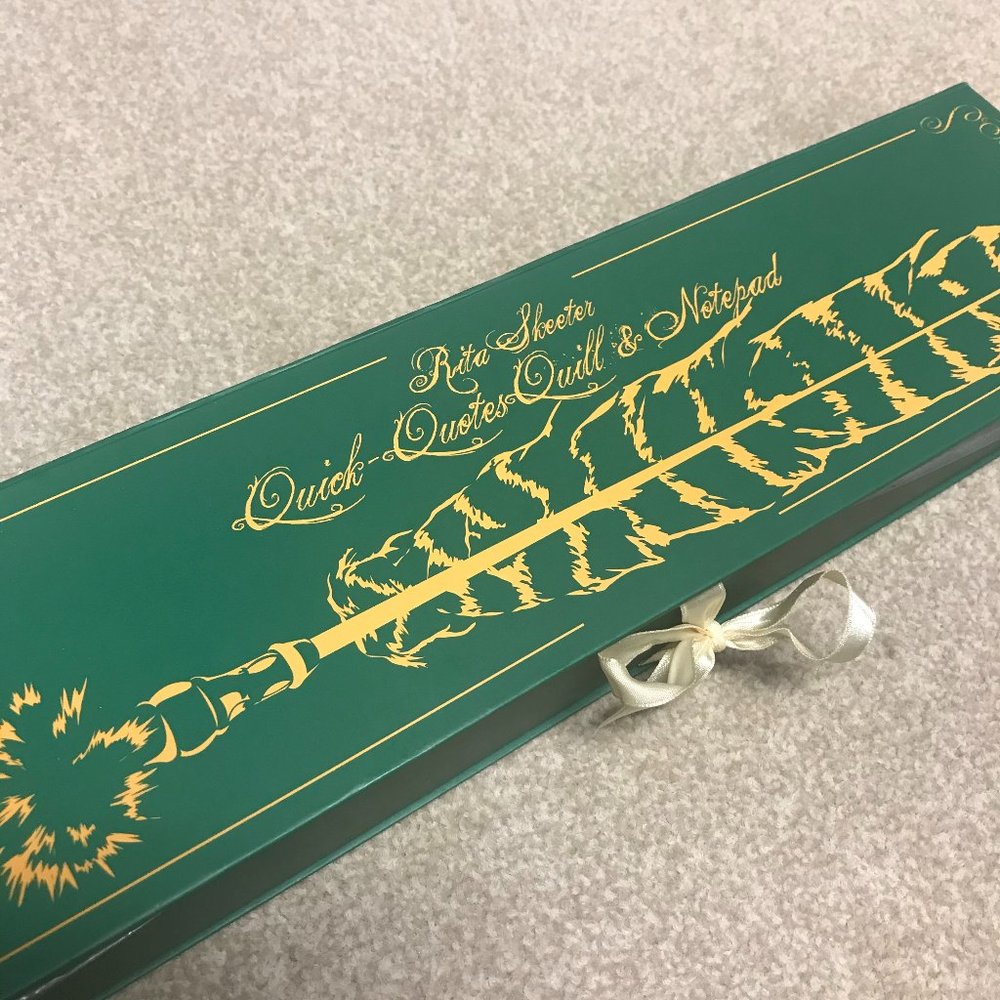 Rita Skeeter Quick-Quotes Quill and Notepad